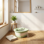 Foldaway Foot Soaking Tub With Massage Rollers