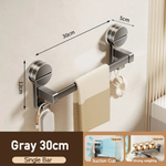 Double-Bar Towel Rack for Drill-Free Storage