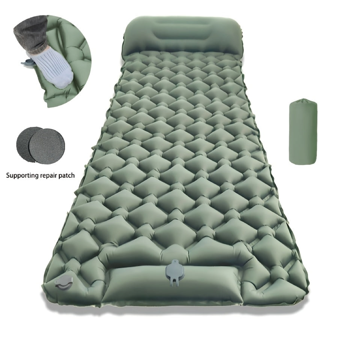 Quick-Inflate Camping Pad for Restful Sleep