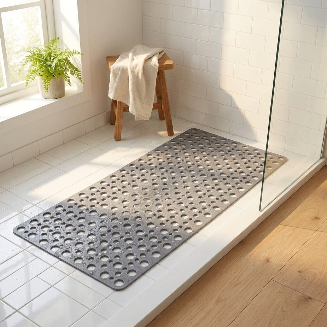 Non-Slip Shower Mat with Suction Cups
