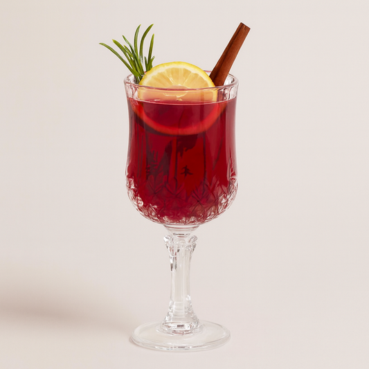 Engraved Crystal Goblet for Elegant Sipping