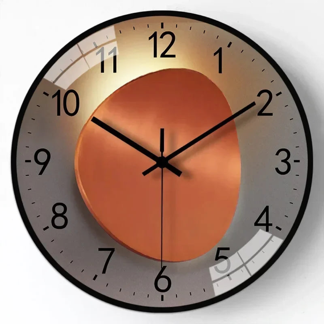Quiet Wall Clock for Easy Time Checks