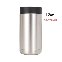 Stainless Steel Can Cooler Keeps Drinks Colder