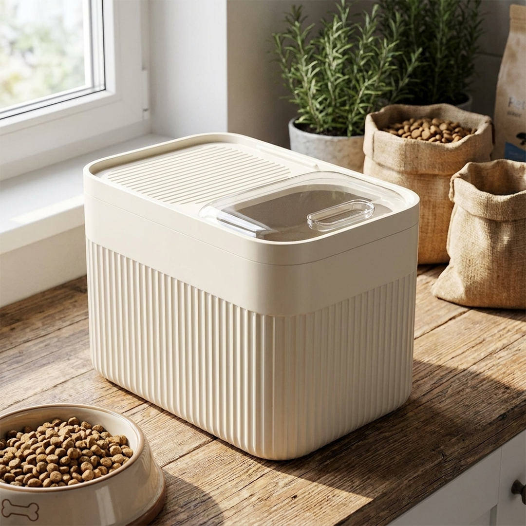 Airtight Pet Food Bin for Fresher Meals