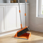 Pivoting Broom & Dustpan Set for Corner Reach