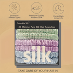 Mulberry Silk Scrunchie Set for Creaseless Hold