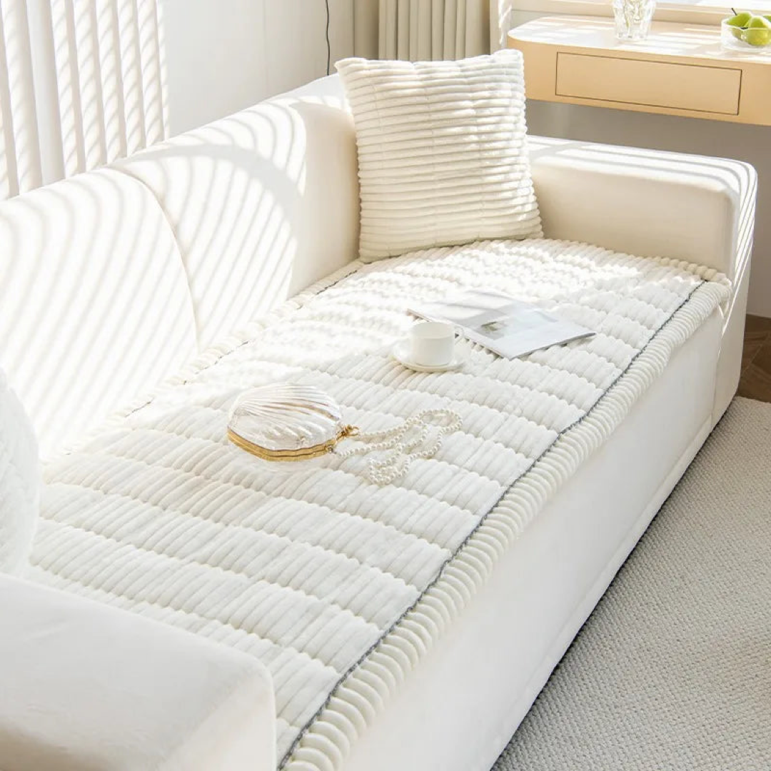Quilted Flannel Sofa Pad for Cozy Protection