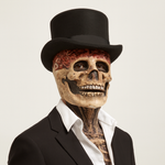 Exposed Brain Skull Mask for Instant Horror