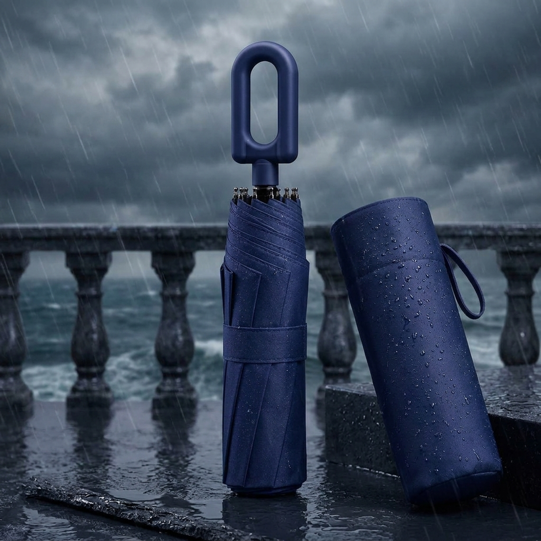 One-Touch Storm Umbrella for Easy Coverage