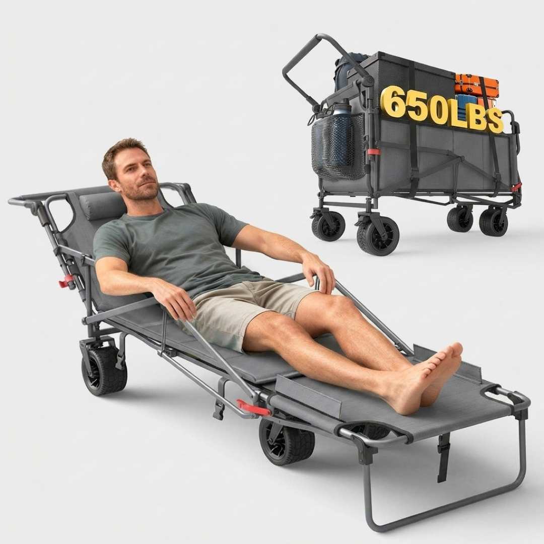 Collapsible Utility Wagon for Effortless Hauling