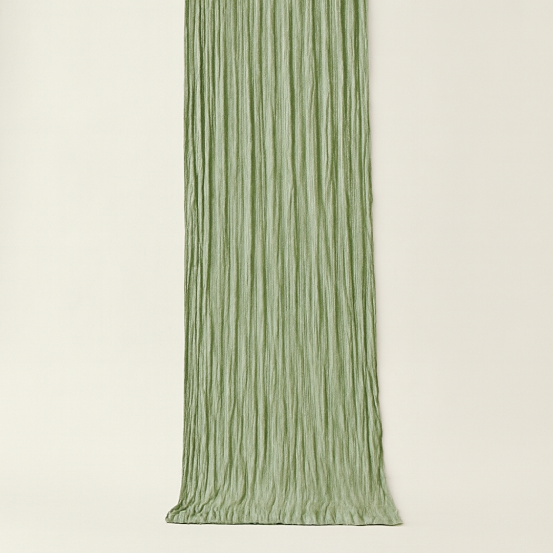 Gauze Table Runner for Effortless Rustic Style