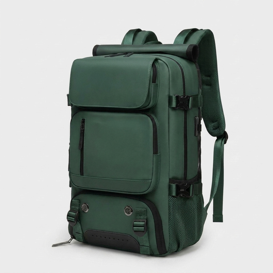 Waterproof Travel Backpack – Organized USB Access