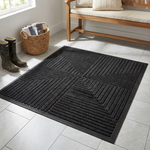 Striped Doormat That Traps Dirt Securely