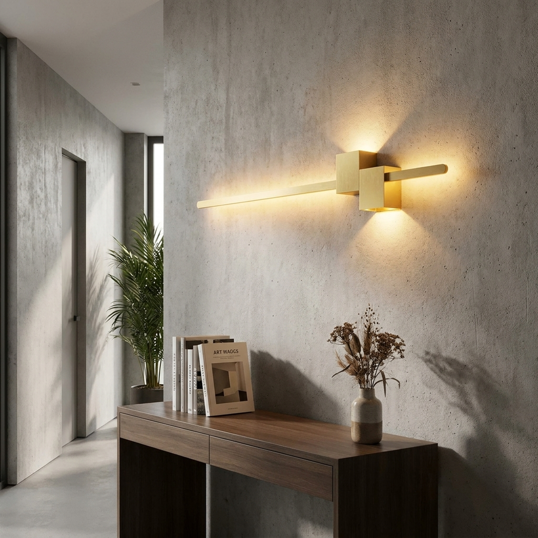 Linear LED Wall Light for Soft, Glare-Free Glow