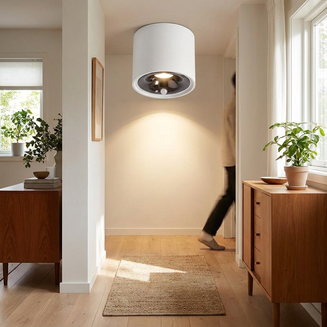 Motion-Sensing Ceiling Light for Effortless Illumination