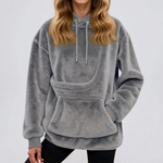 Pet Pocket Fleece Hoodie for Cozy Carrying