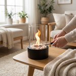 Smokeless Tabletop Fireplace For Cozy Gatherings
