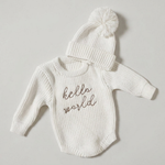 Organic Knit Baby Set for Gentle Comfort