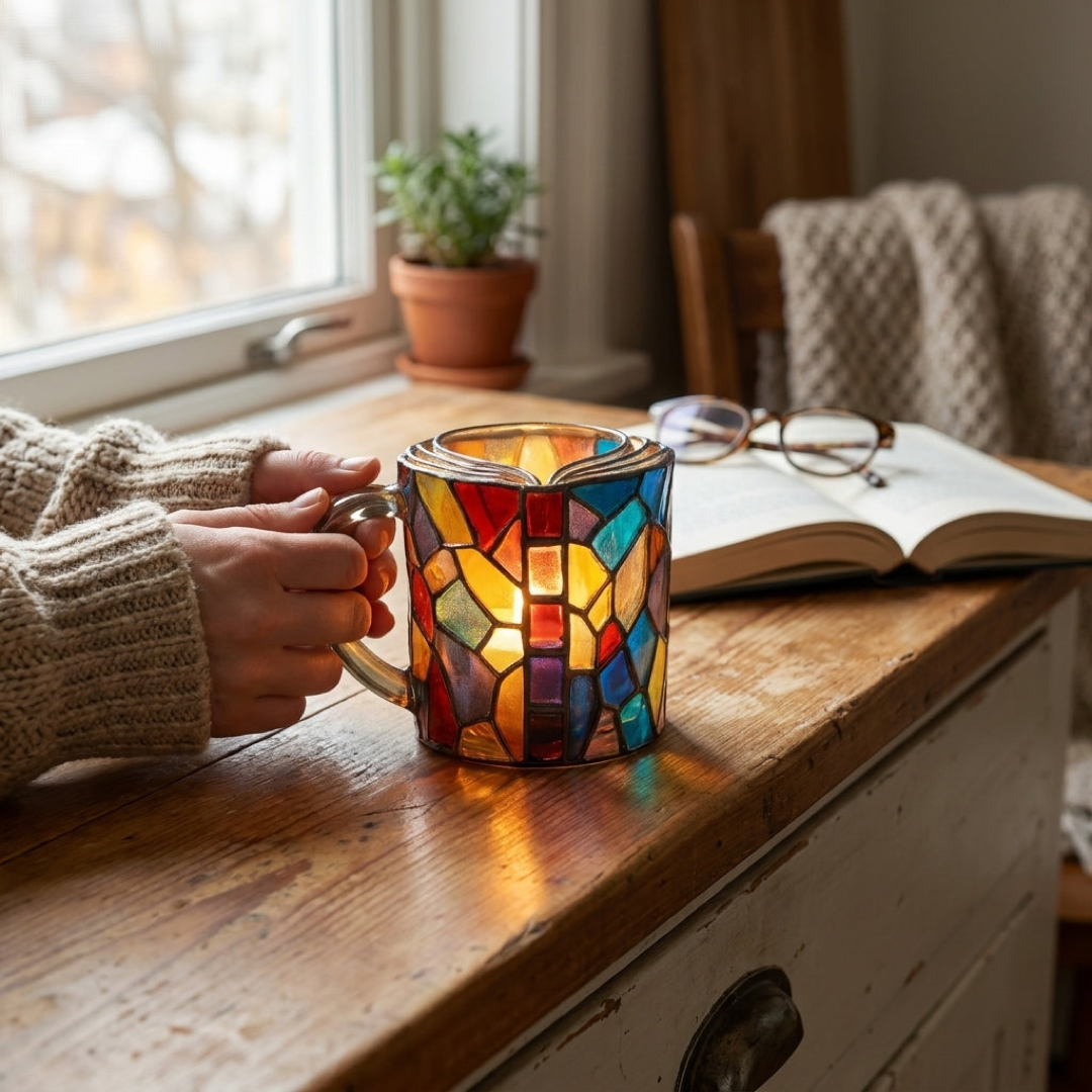 Bookish Double-Wall Mug Keeps Drinks Just Right