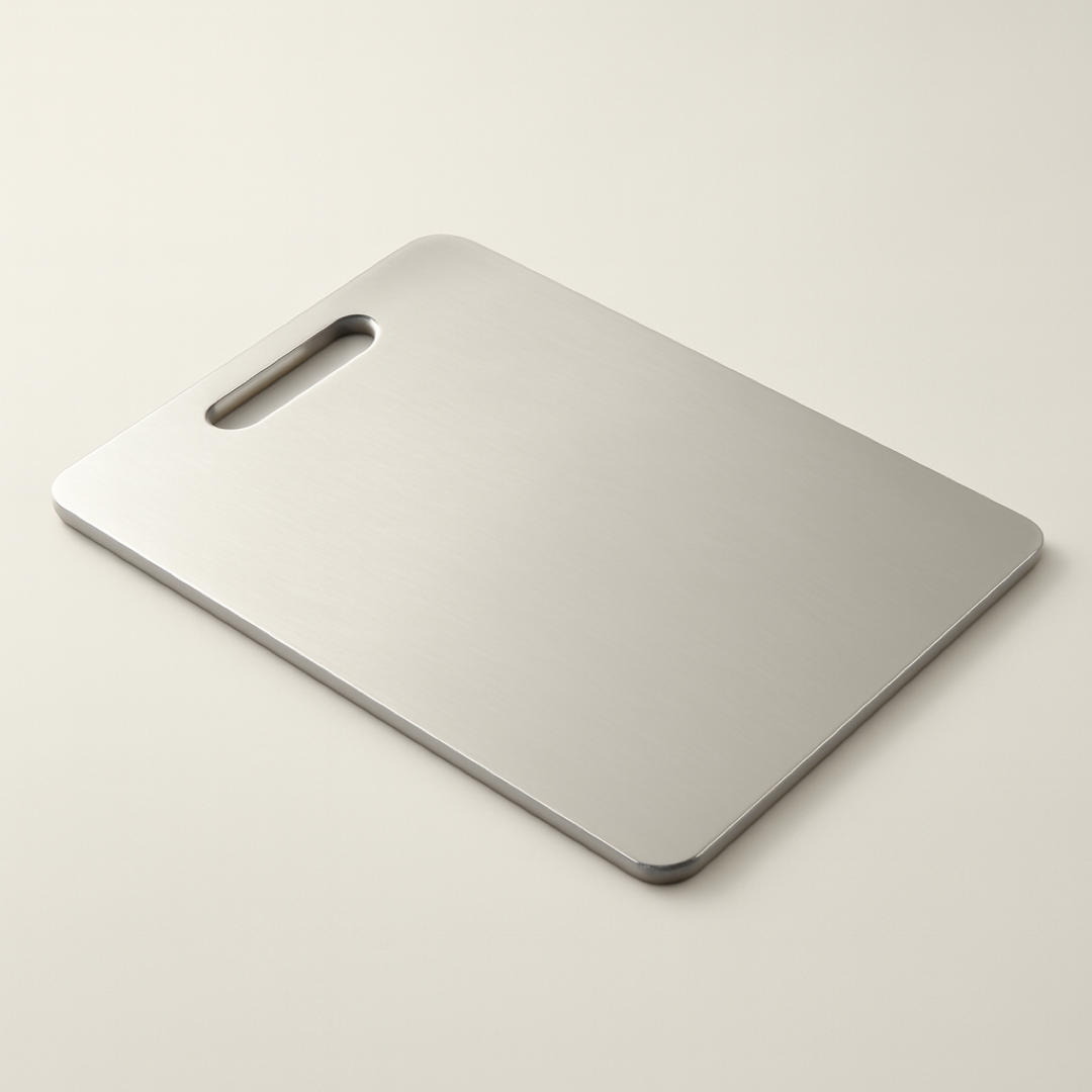 Stainless Steel Prep Board for Cleaner Cutting