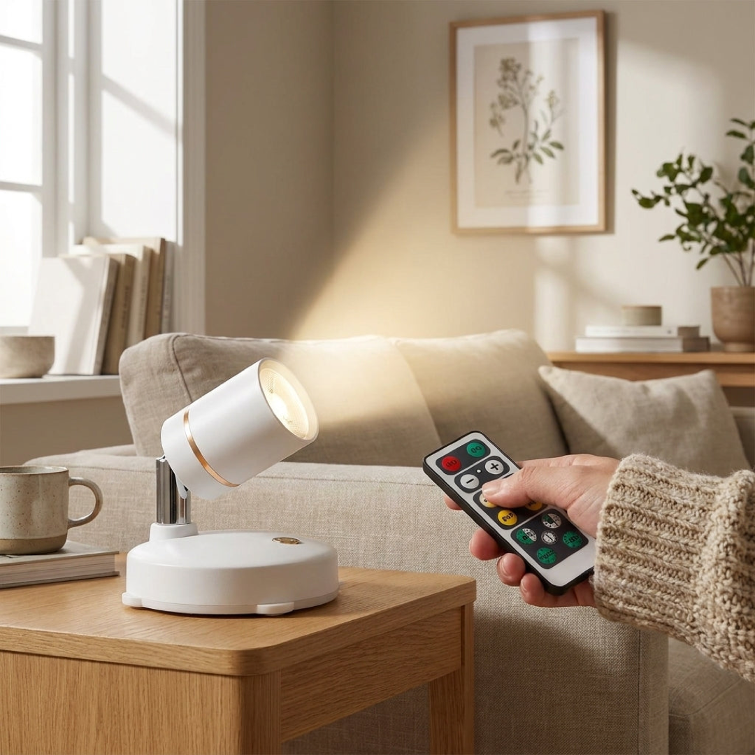 Cordless LED Spotlights for Flexible Ambiance