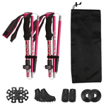 Folding Trekking Pole Pair for Stable Strides