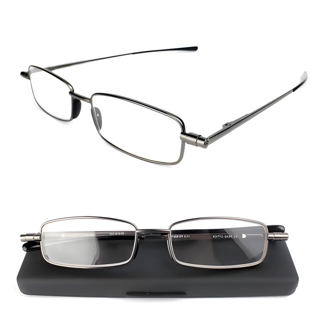 Pocket Reading Glasses With Slim Travel Case