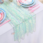 Mermaid Shimmer Table Runner for Dazzling Decor