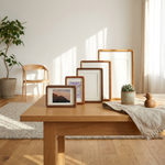 Matted Wood Picture Frame for Easy Display