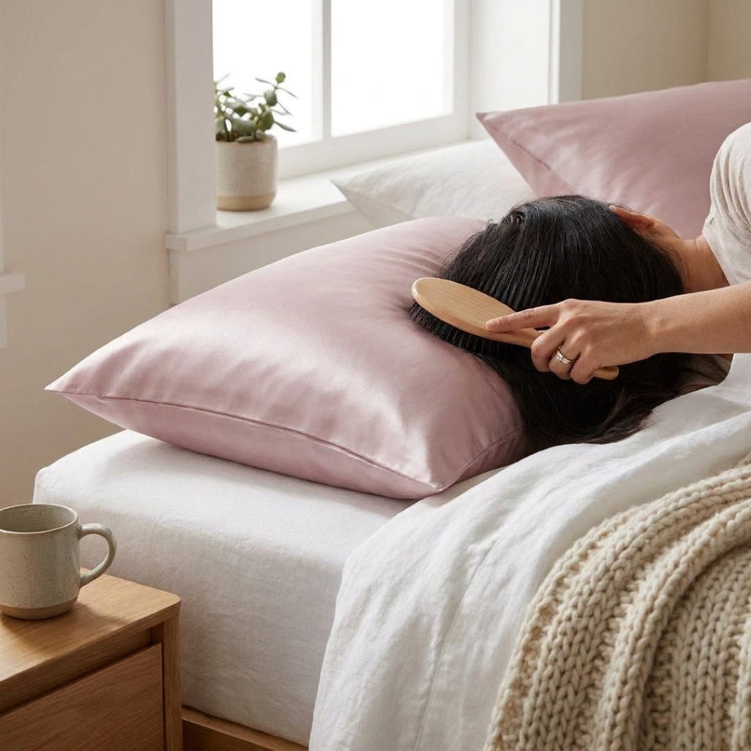 Silk Beauty Pillowcase for Smoother Mornings