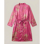 Floral Satin Robe for Effortless At-Home Comfort