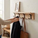 Adjustable Hook Coat Rack for Tidy Entryways