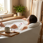 Contoured Bath Cushion for Head and Neck Support