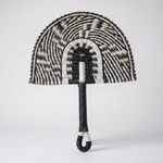 Handwoven Seagrass Fan for Warm Wall Texture