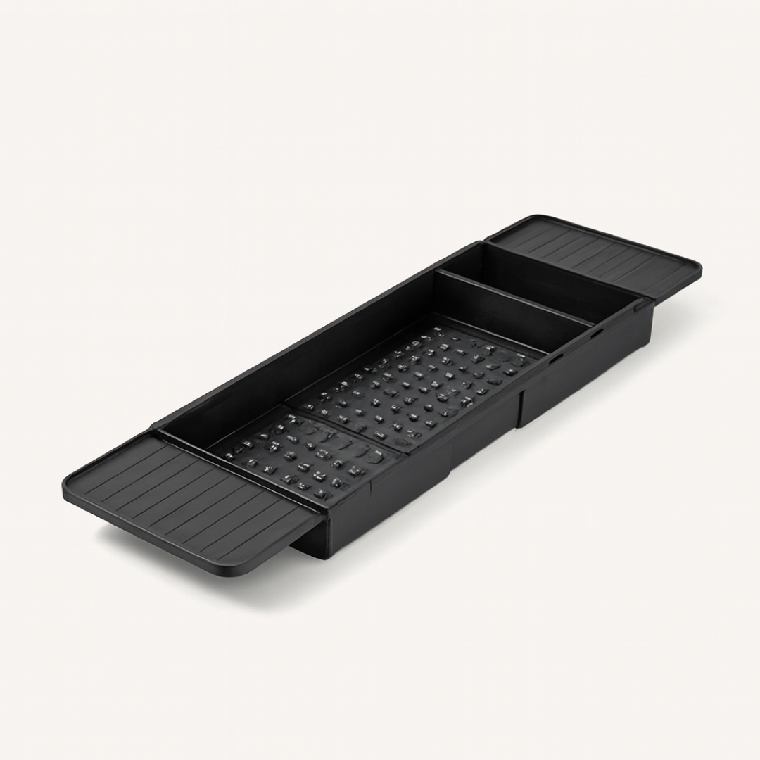 Expandable Bath Shelf for Clutter-Free Soaks