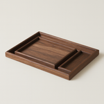 Hardwood Carry Tray for Spill-Free Serving