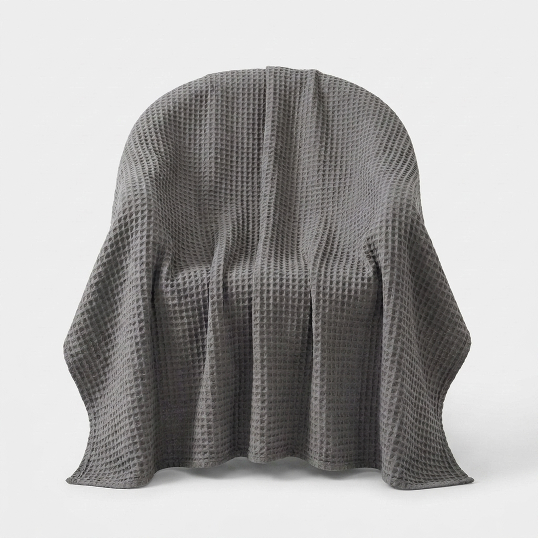 Waffle Weave Throw – Breathable Everyday Comfort