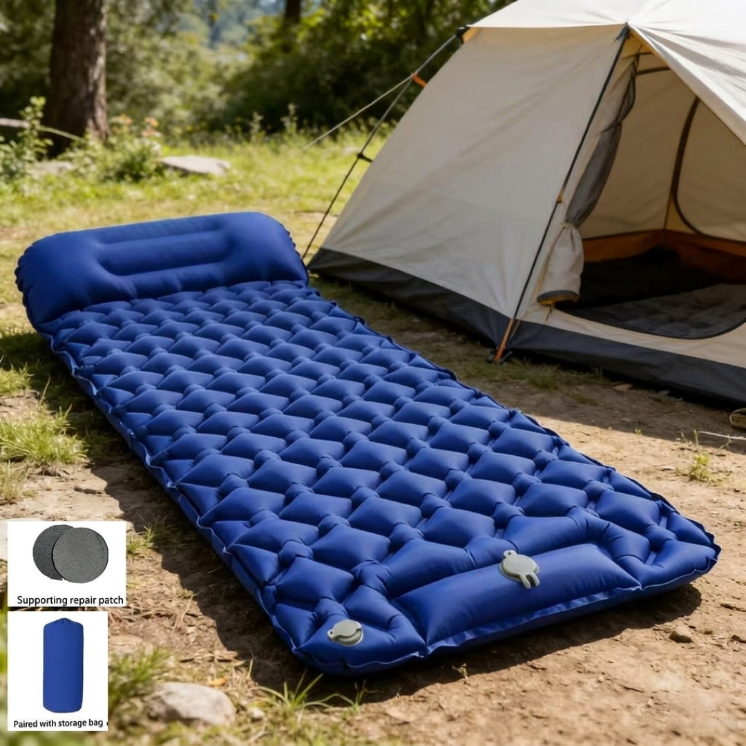 Quick-Inflate Camping Pad for Restful Sleep