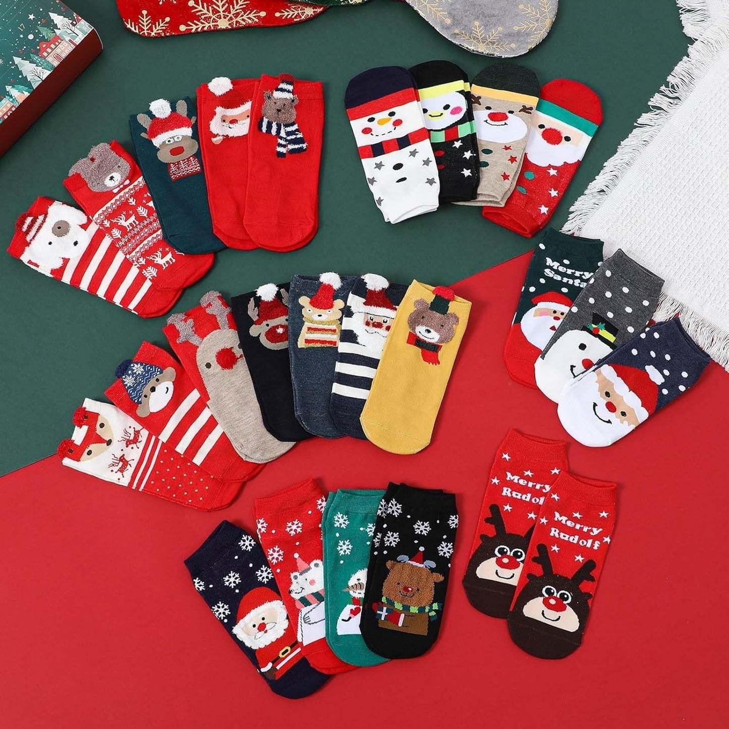 Christmas Stockings Advent Calendar For Festive Days