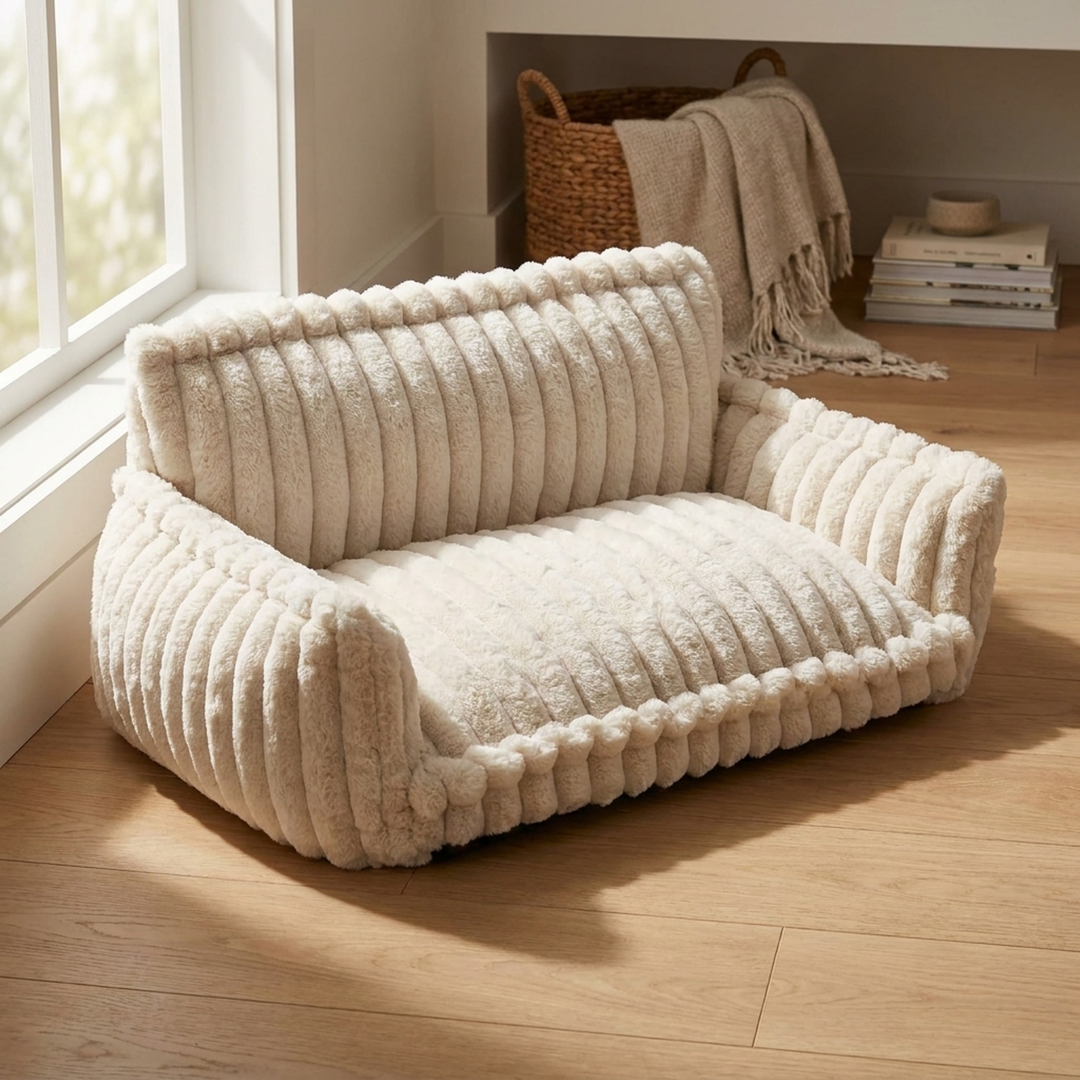 Cozy Dog Sofa Bed with Washable Cover