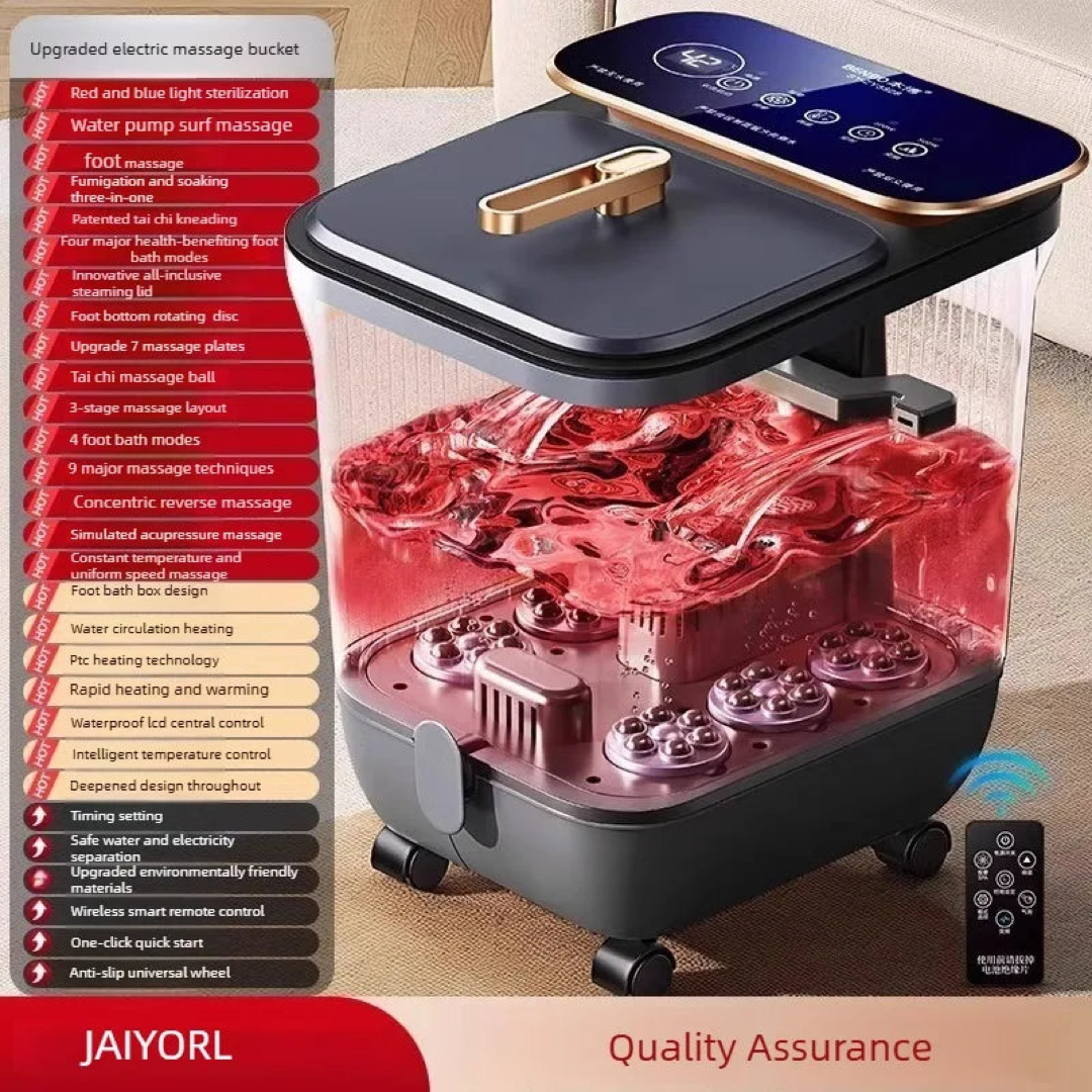 Collapsible Heated Foot Spa for Effortless Relief