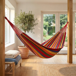 Portable Canvas Hammock for Stable Relaxation