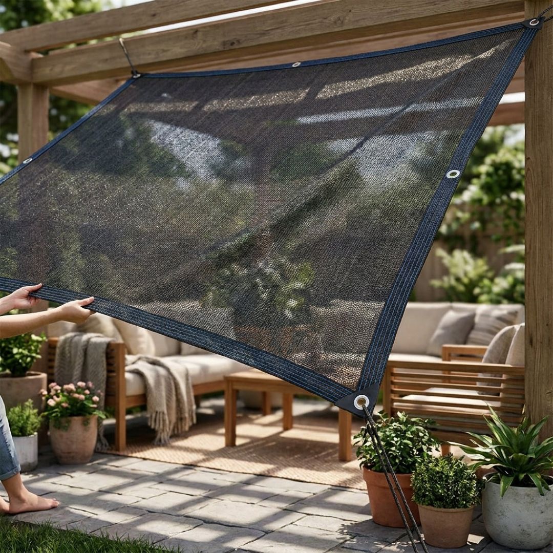 Breathable Mesh Shade Tarp for UV Protection