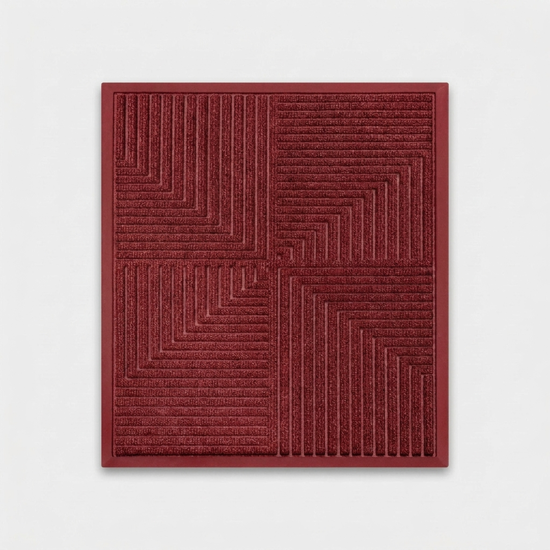 Striped Doormat That Traps Dirt Securely