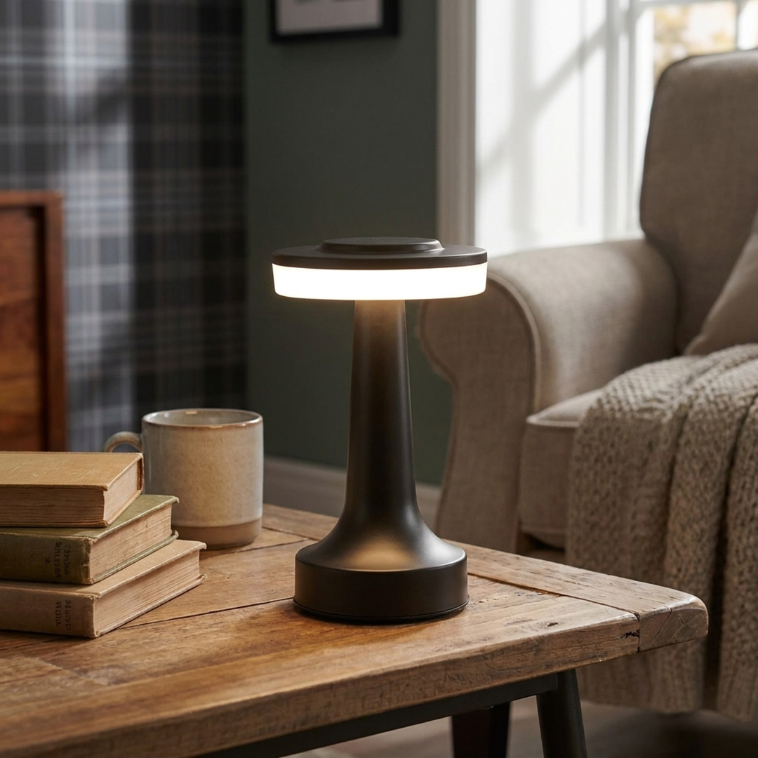 Cordless Mushroom Lamp for Effortless Ambience