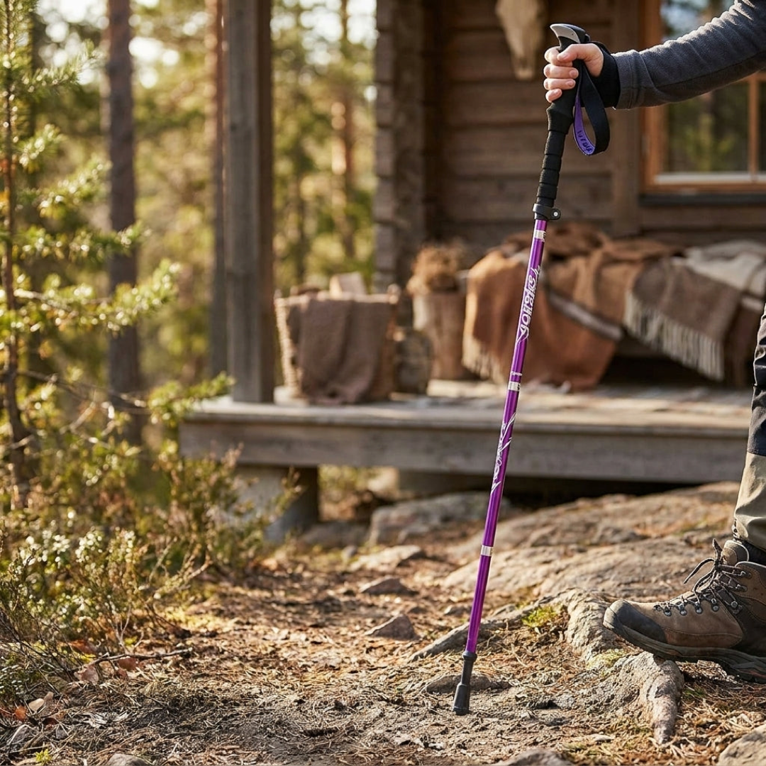 Adjustable Trekking Poles for Steadier Hiking