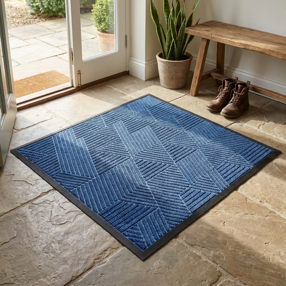 Low-Profile Absorbent Doormat for Drier Floors