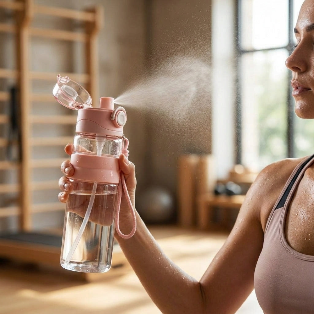 Mist Water Bottle for Cooling Hydration