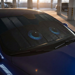 Cartoon Eye Windshield Shade for a Cooler Cabin