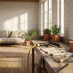 Dual-Spray Cleaning Wand for Effortless Outdoor Washing